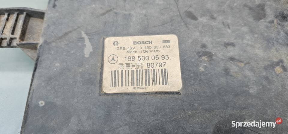 Wentylator chlodnicy mercedes w168 1685000593 Zbąszyń