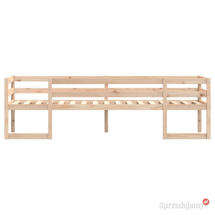 Rama łóżka dzieci drewno sosnowe 90x200 WM846864 Warszawa