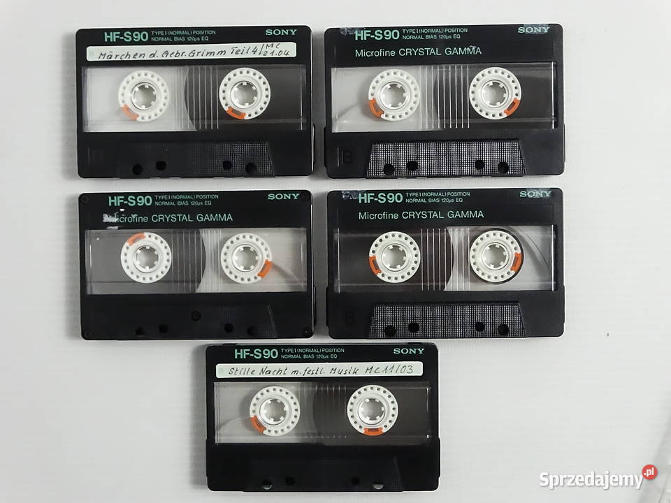 Srebrna gratka fanów analogu Zestaw kaset Sony kaseta Biłgoraj