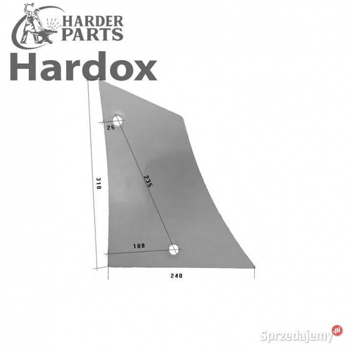 Pierś HARDOX 178114P części do pługa GREGOIRE podlaskie
