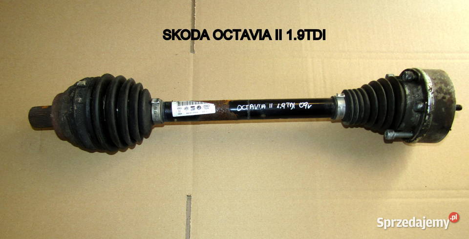 PÓŁOŚ LEWA KRÓTKA SKODA OCTAVIA II 19TDI Mysłaków sprzedam