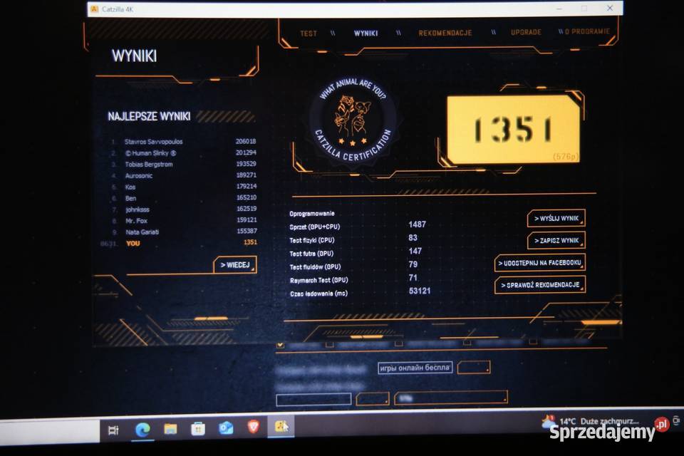 Lenovo ThinkPad s440 win10 gry dotykowy Kobyłka sprzedam