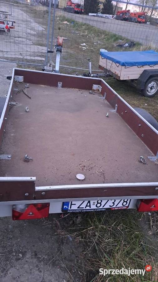 Przyczepa dmc 1000 Westfalia platforma burty Żary