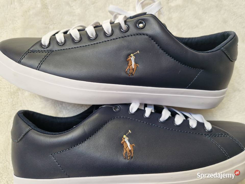 Nowe granatowe buty męskie Sneakersy Polo Ralph Bibice