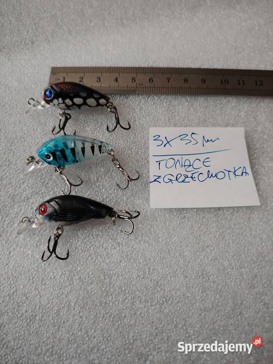 Pakiet x5 woblerki Wędkarstwo