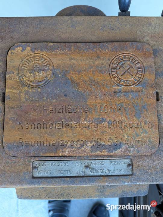 Kominek wolnostojący vintage żeliwny Kielce