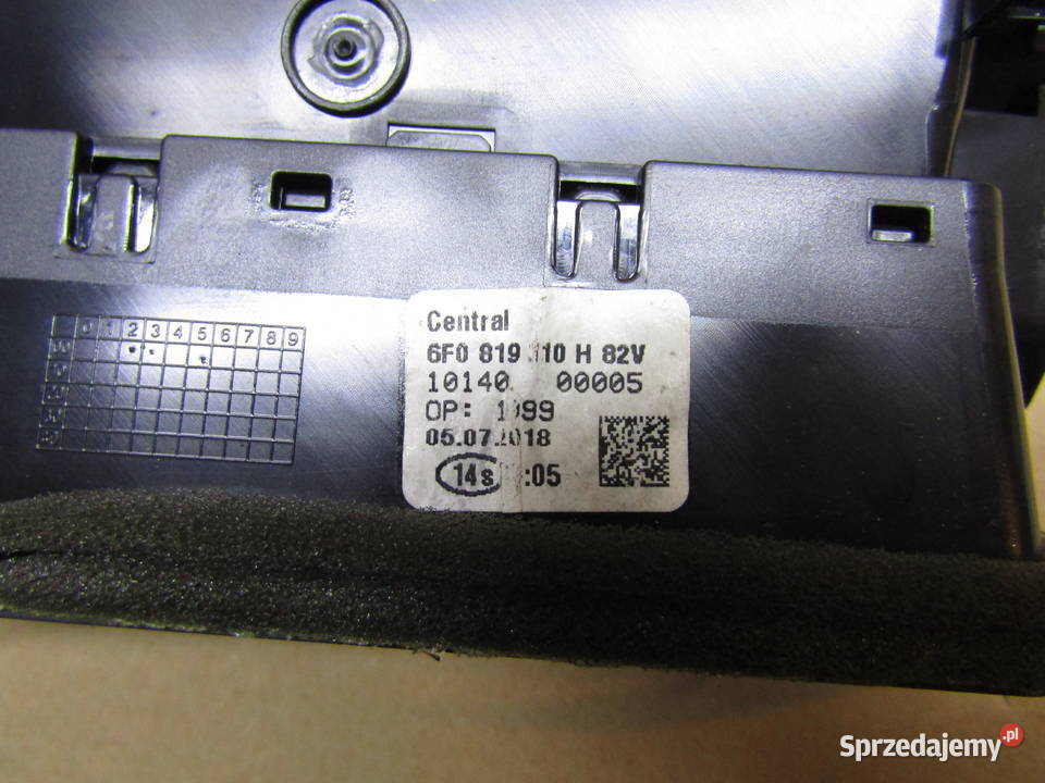 KRATKA NAWIEWU KONSOLI ŚRODKOWA SEAT IBIZA V 6F łódzkie Mysłaków