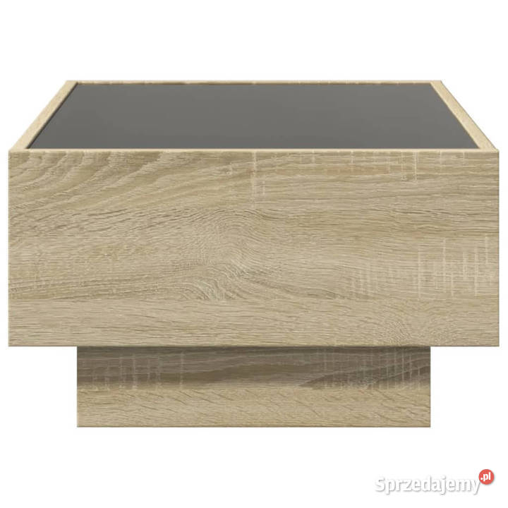Stolik kawowy z LED dąb sonoma 70x50x30 WM847513 Warszawa