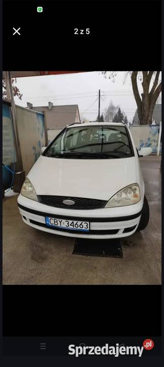 Ford Galaxy 7 osób uszkodzony Galaxy