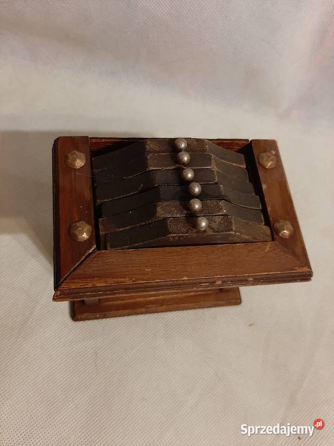 Drewniane korkowe podstawki pod szklanki mini kujawsko-pomorskie Inowrocław sprzedam