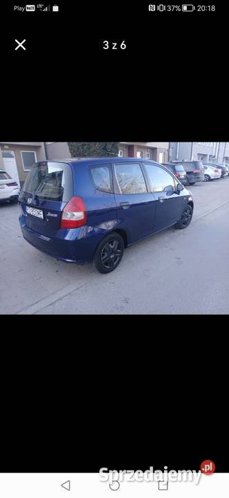 Honda Jazz 14 benzyna wielkopolskie Środa Wielkopolska