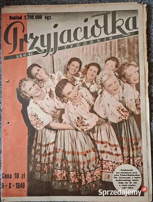 Stare gazety Przyjaciółka 1949 r Jaworzno