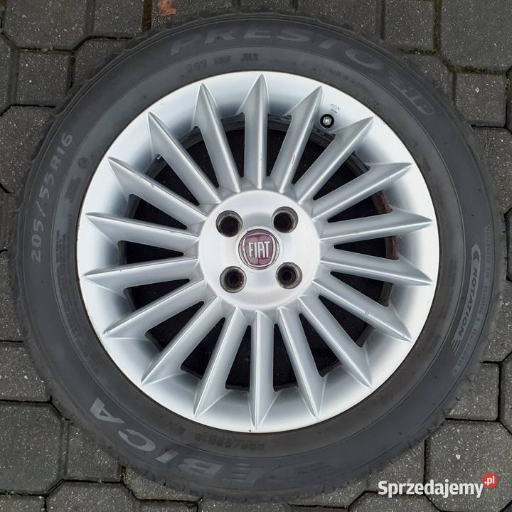 4 koła oryginalne Alufelgi FIAT BRAVOLINEA małopolskie Wolbrom sprzedam