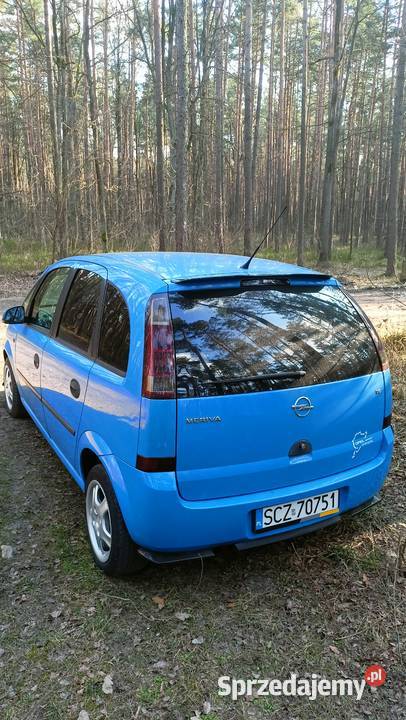 Opel Meriva 16 16v niebieska Rok produkcji 2003