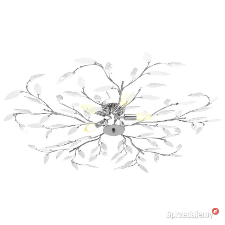 Lampa sufitowa listki z kryształu akrylowego 5 sprzedam