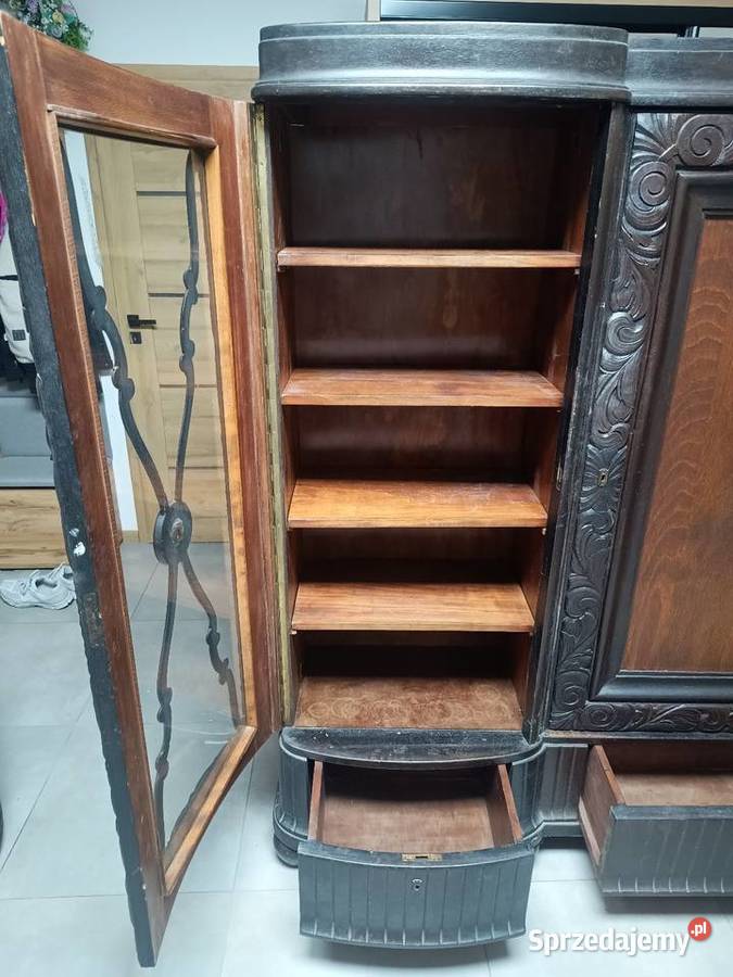 Biblioteka dębowa 45cm Leśna