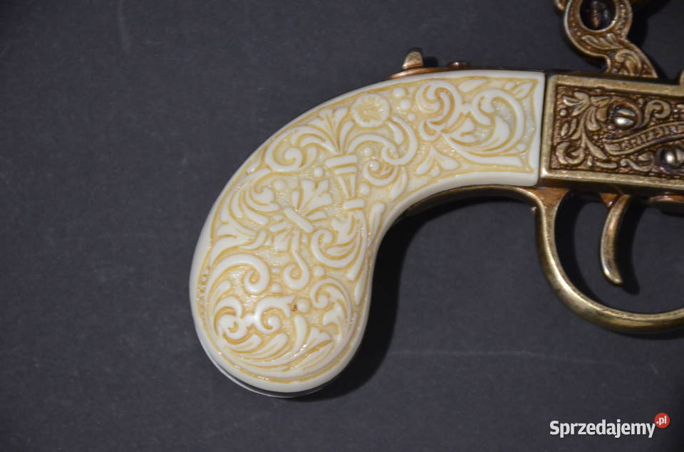 Replika broni kieszonkowy pistolet skałkowy