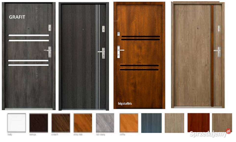 Drzwi ZEWNĘTRZNE wewnątrzklatkowe do mieszkania Kielce