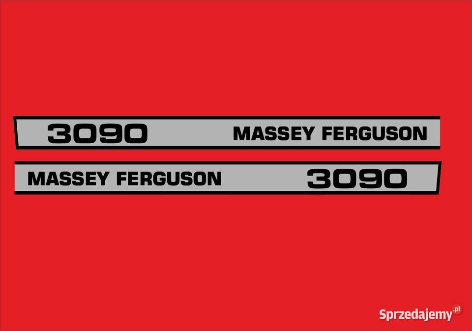 Naklejki Massey Ferguson 3090 zamienniki kujawsko-pomorskie Świecie