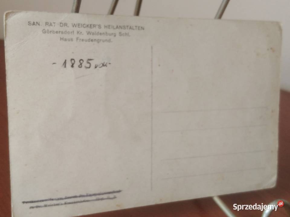 Pocztówka Weickers Zacisze Gorbersdorf Wałbrzych