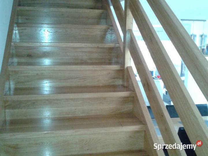 Schody drewniane ażurowe Podłogi i schody Oszczepalin Pierwszy sprzedam