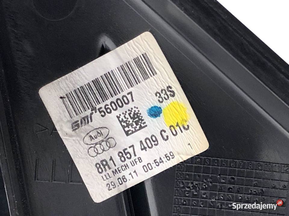 LUSTERKO LEWY AUDI Q5 8R SUV 0817 CZARNY podkarpackie