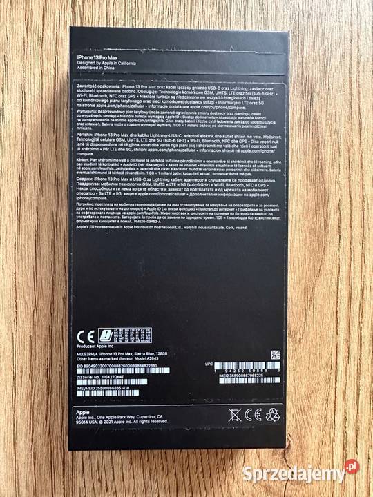 Iphone 13 pro 256gb 87 zachodniopomorskie Szczecin sprzedam