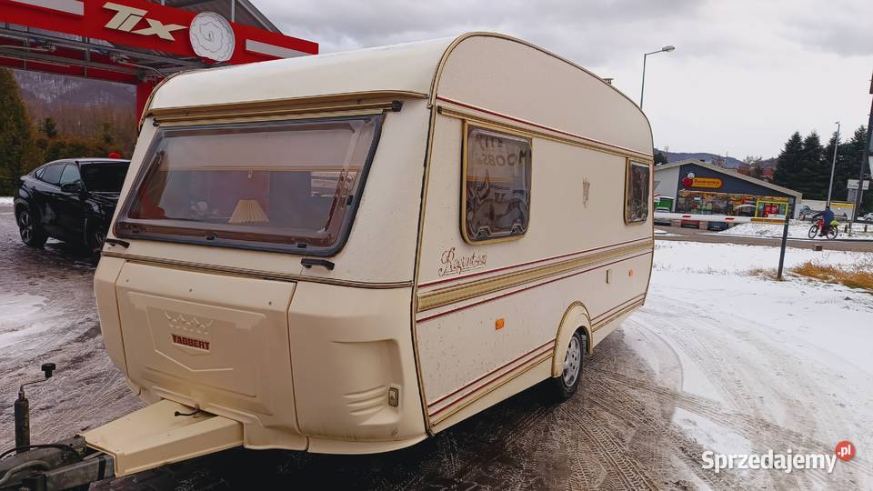 przyczepa kempingowa campingowa kemping OKAZJA Międzybrodzie Bialskie