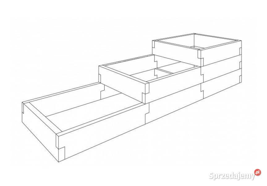 Warzywnik betonowy Skrzynia na warzywa Rabata Łódź