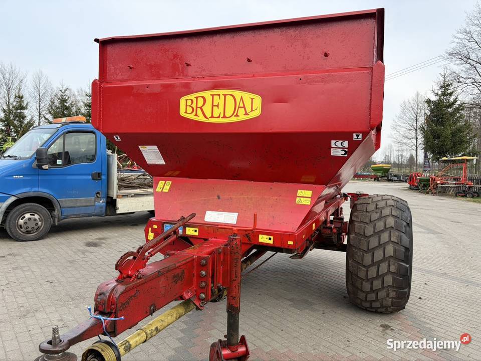 Rozsiewacz do wapna Bredal 8 ton mazowieckie Myszyniec