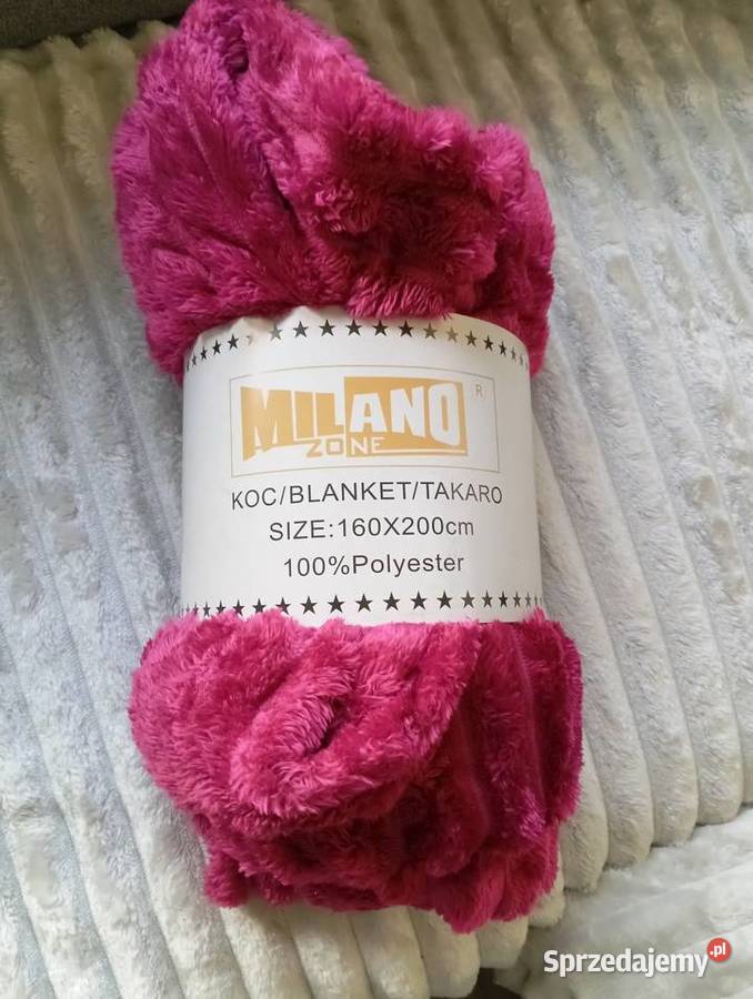 Śliczny puszysty koc 160200 łódzkie Łódź sprzedam
