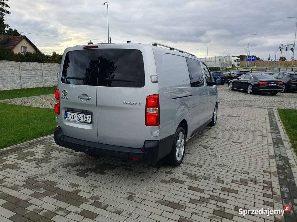 Toyota ProAce 20d 150 Maxi Long 5osobowa Salon elektryczne lusterka opolskie Strobice sprzedam