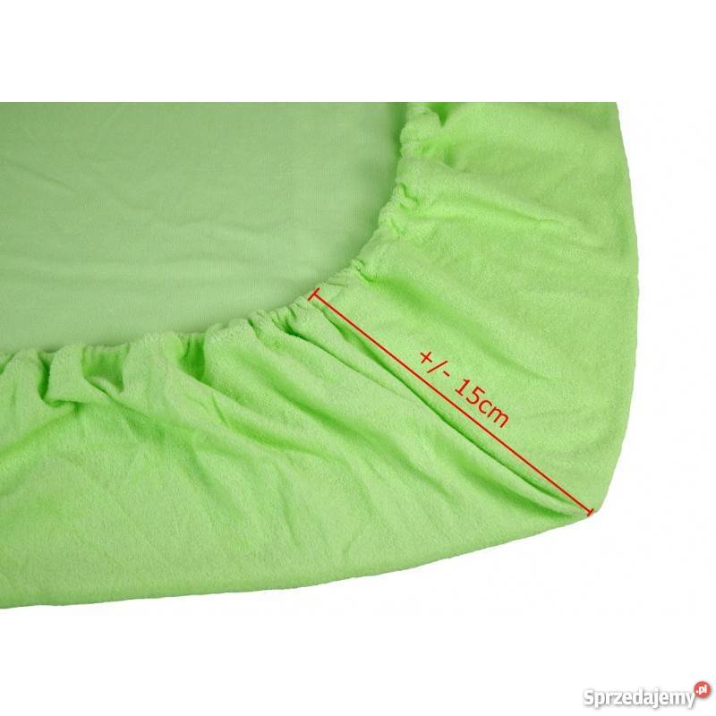 PRZEŚCIERADŁO 120x60 FROTTE Z GUMKĄ grube POLSKI