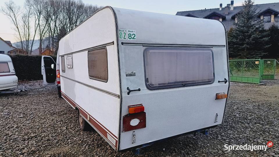 przyczepa kempingowa campingowa kemping DOMEK Fendt śląskie Międzybrodzie Bialskie