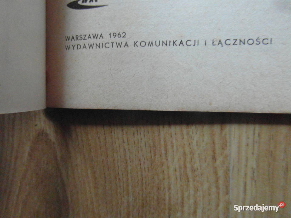WFM M06 wfm125 instrukcja obsługa 1962r oryginał WFM Poznań