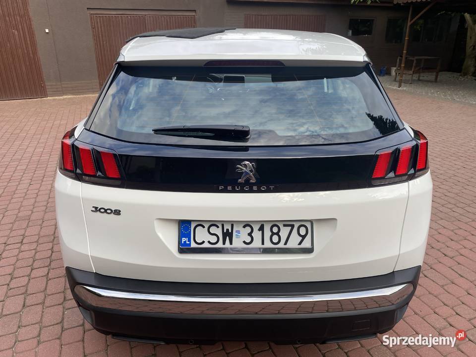 Peugeot 3008 Bezwypadkowy z fabrycznym lakierem Grudziądz sprzedam