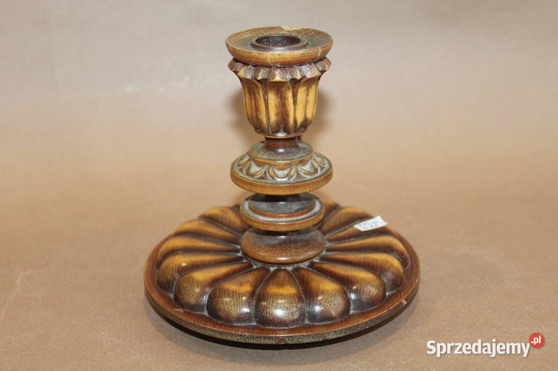 Drewniany świecznik z rączką 67 FiaF Szczecin