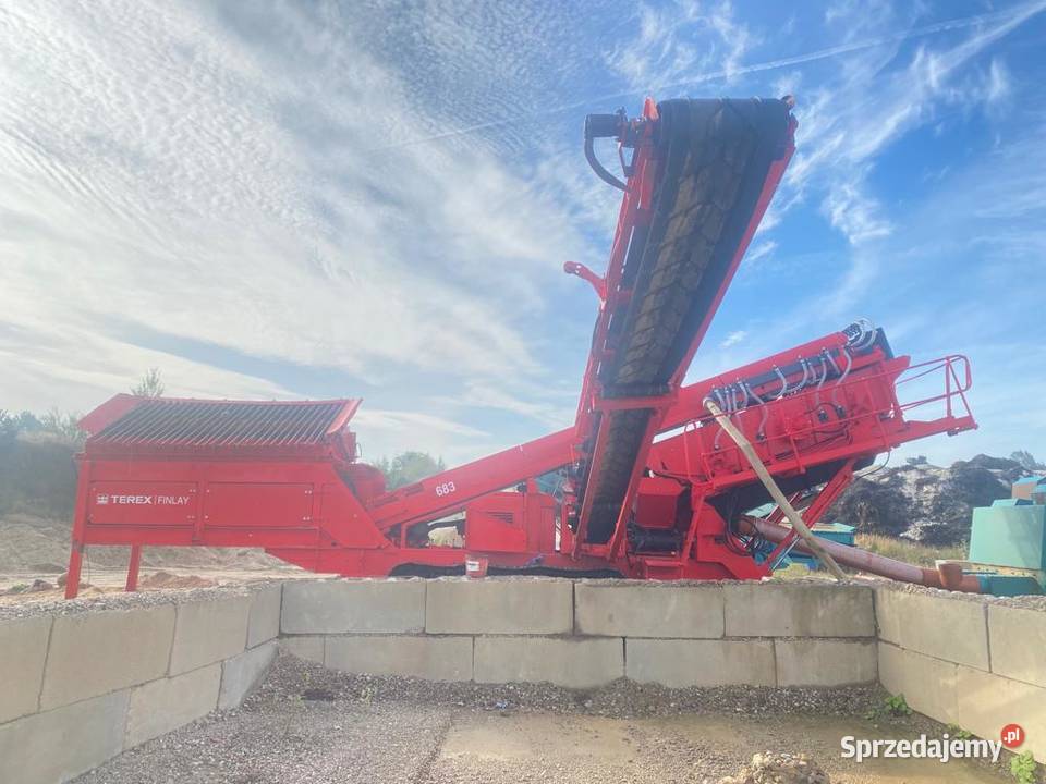 Mobilny przesiewacz Terex Finlay 683 na mokro Kołodziejewo