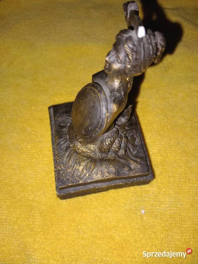 Syrenka Warszawska złota figurka Sosnowiec