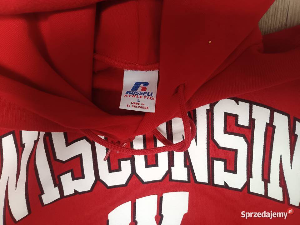 Kultowa bluza z kapturem Wisconsin Badgers sprzedam
