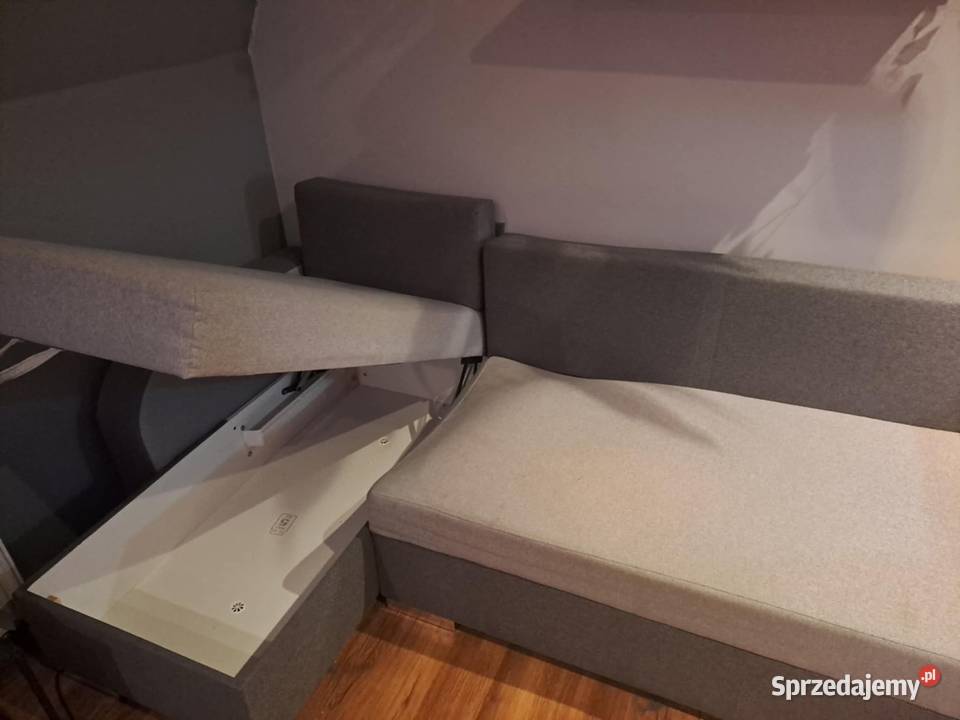 Sprzedam narożnik z funkcją spania mazowieckie Lucynów Duży