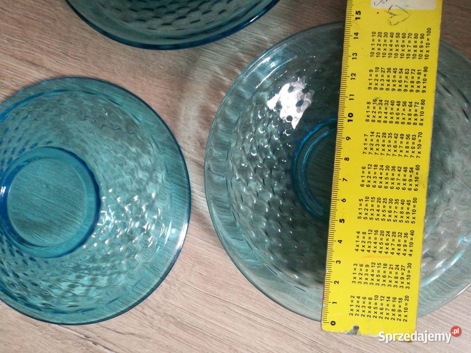 Talerz patera Bogdan Kupczyk turkusowa 3 małe zachodniopomorskie Choszczno