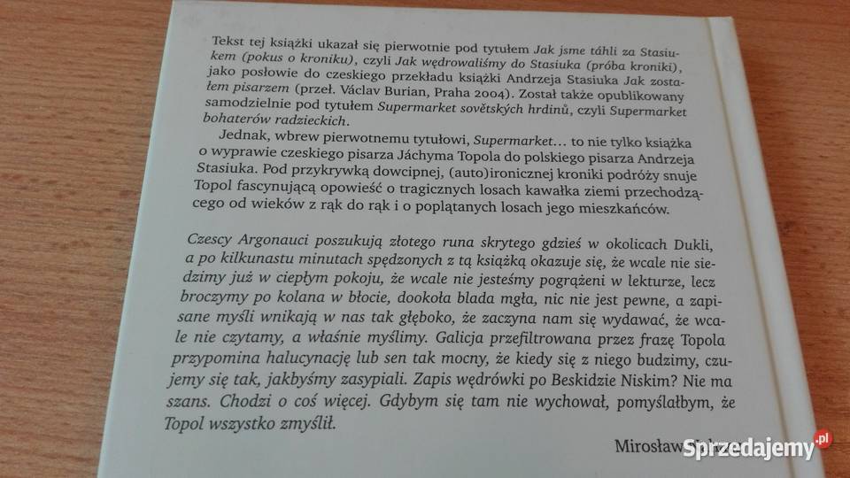 Supermarket bohaterów radzieckich Jchym Topol literatura piękna - proza zagraniczna Kultura i Rozrywka pomorskie Gdańsk