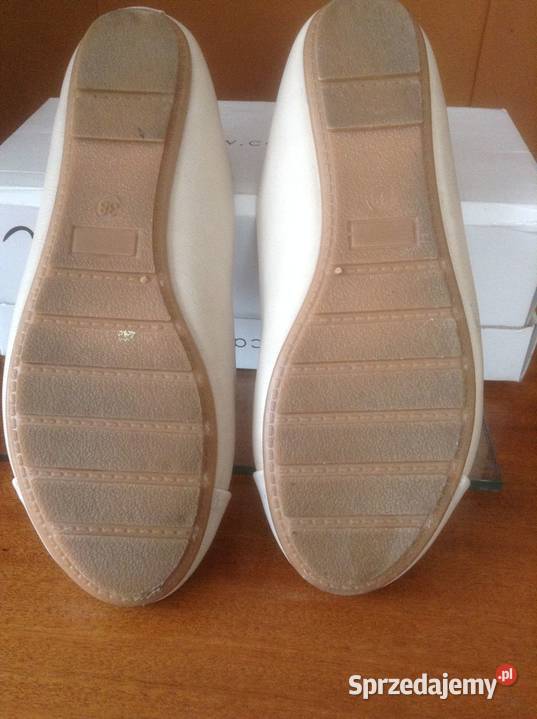 Balerinki damskie w kol białym 38 opolskie Opole