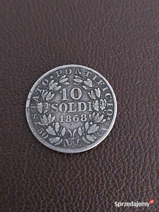 Moneta 10 soldi 1868 Żary
