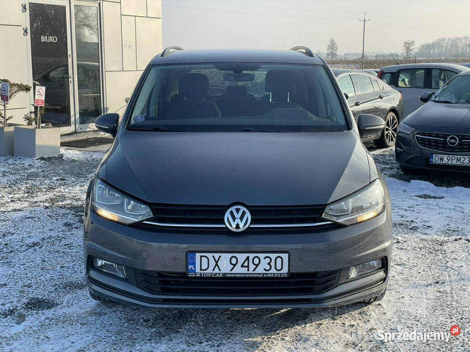 Volkswagen Touran 14 TSI 150 2017r ACC Front dolnośląskie Wojkowice