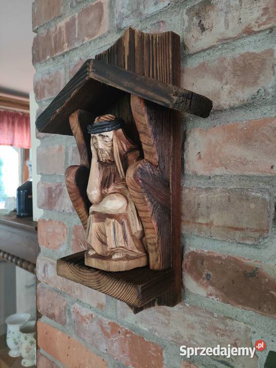 Drewniana kapliczka naścienna mazowieckie Mińsk Mazowiecki