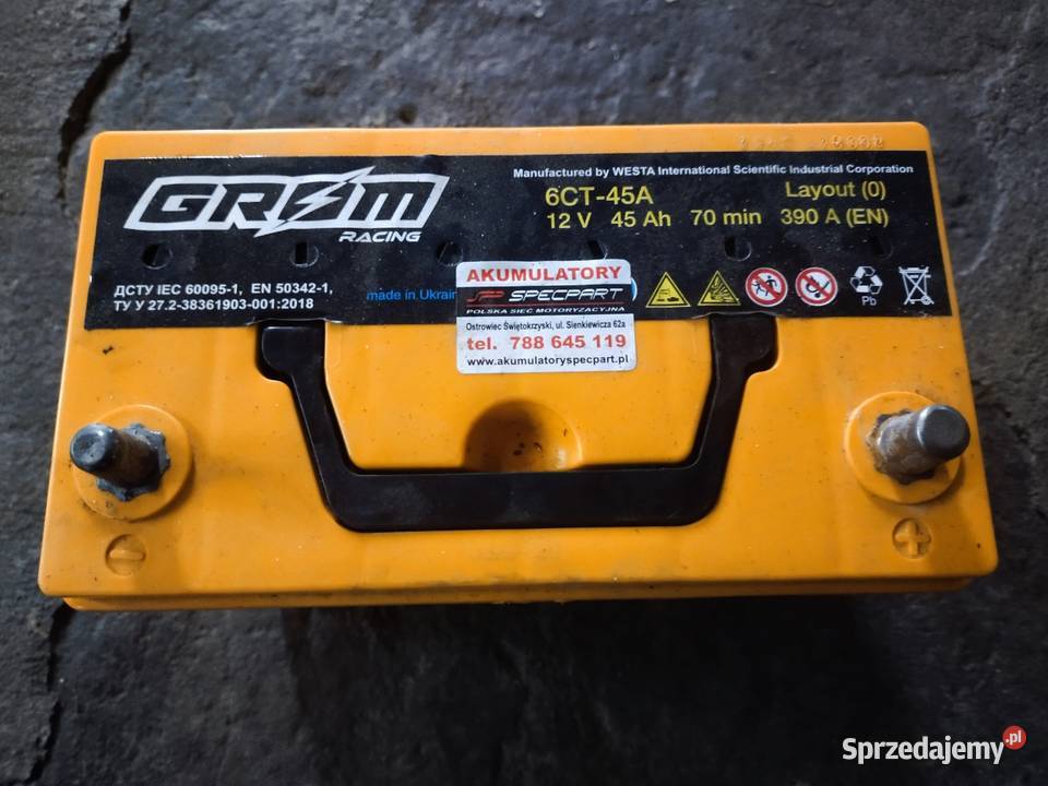 Akumulator Grom 12v Ostrowiec Świętokrzyski