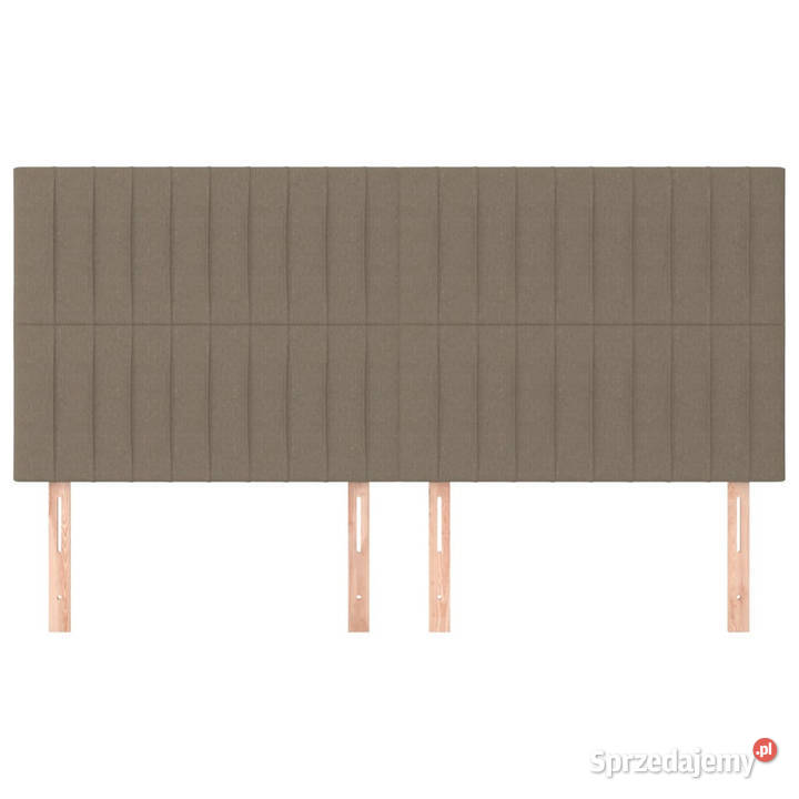 Zagłówki do łóżka 4 taupe 100x5x7888 tkanina Warszawa