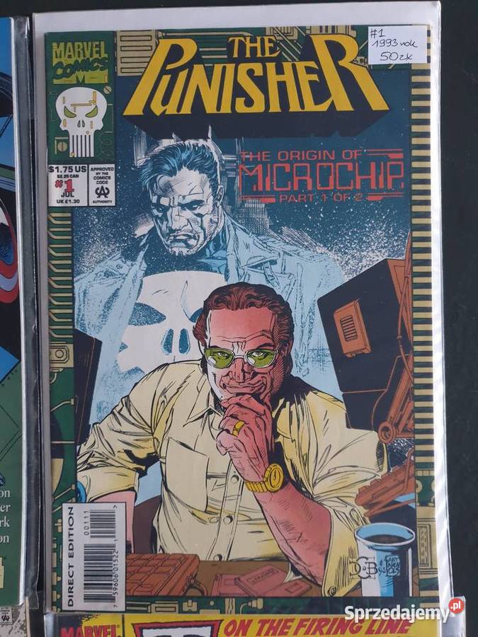 The Punisher 4 oryginalne komiksy Marvel USA pomorskie sprzedam